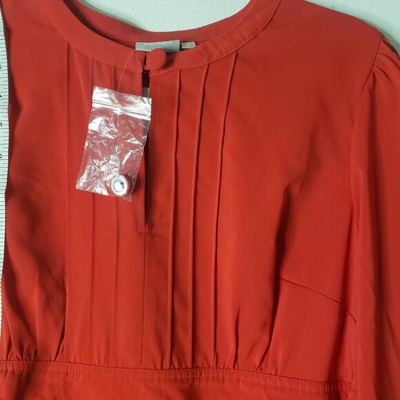 eShakti Red Dress Size M - Picture 9 of 16
